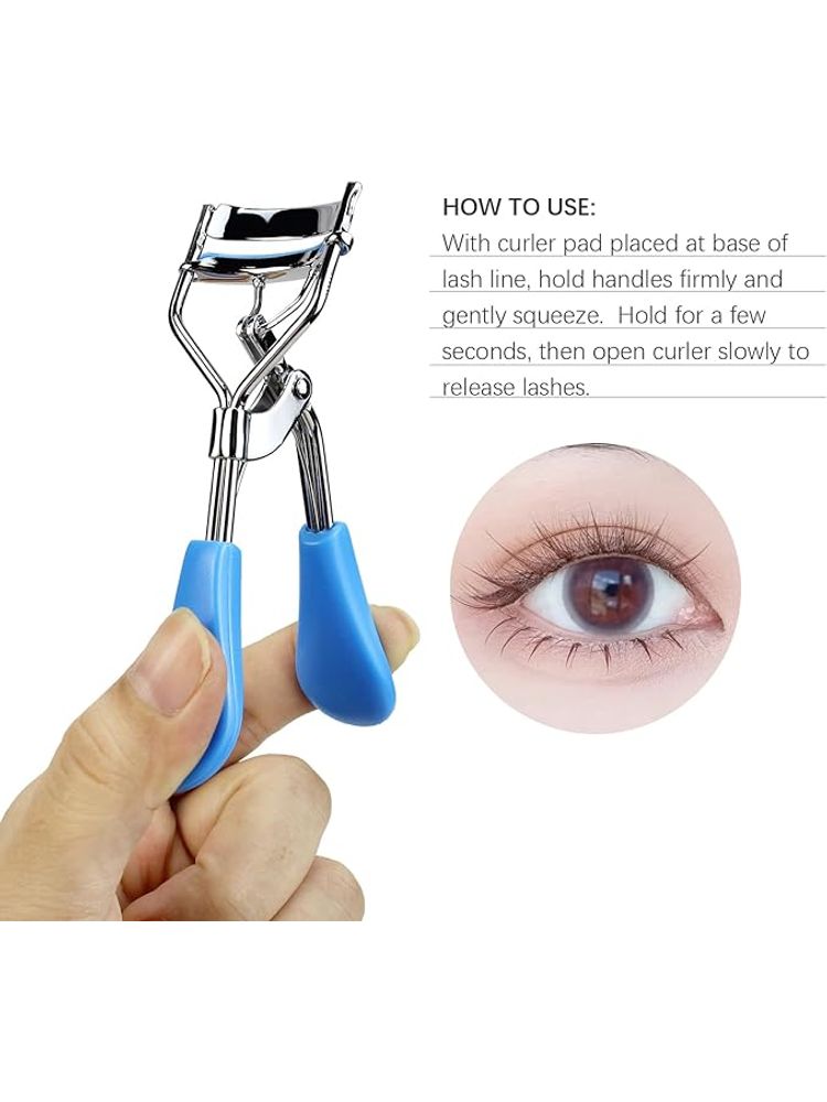 Rhe Cosmetics Professional Eyelash Curler For Turning Headup Girl - Blue-picture-14