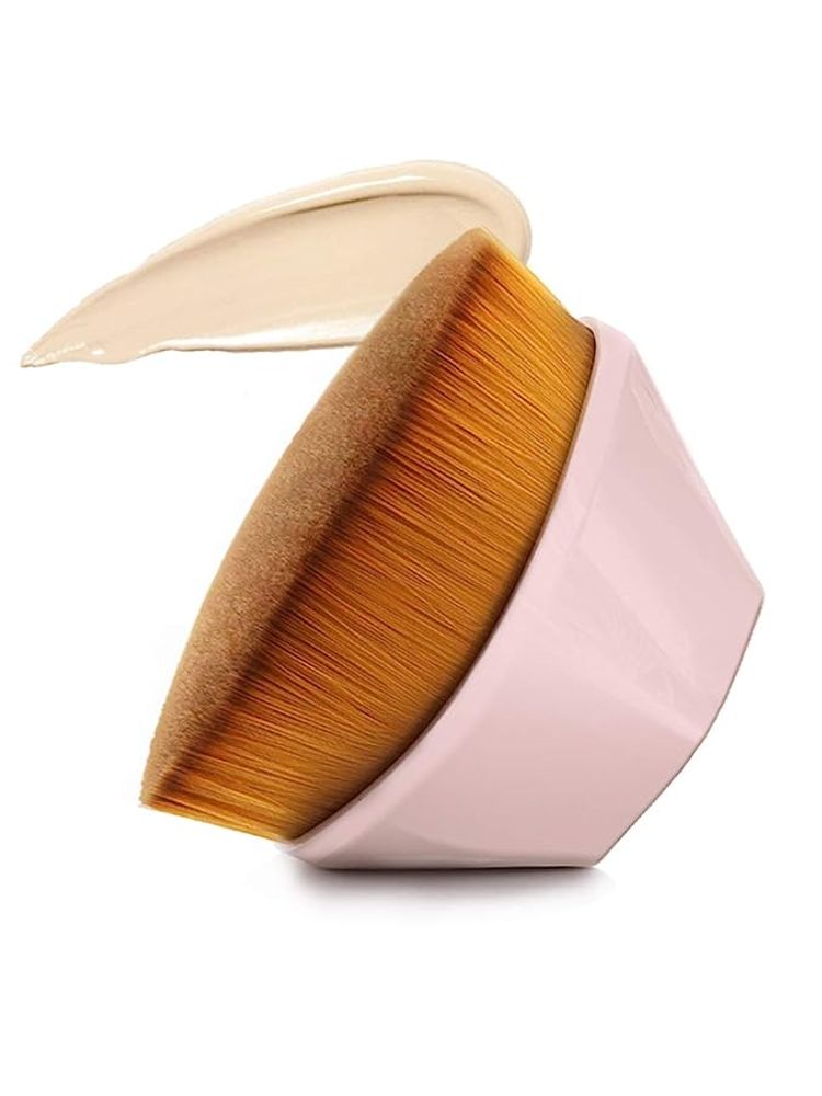 Rhe Cosmetics Hexagon Magic Face Foundation Makeup Brush - Baby Pink-picture-16