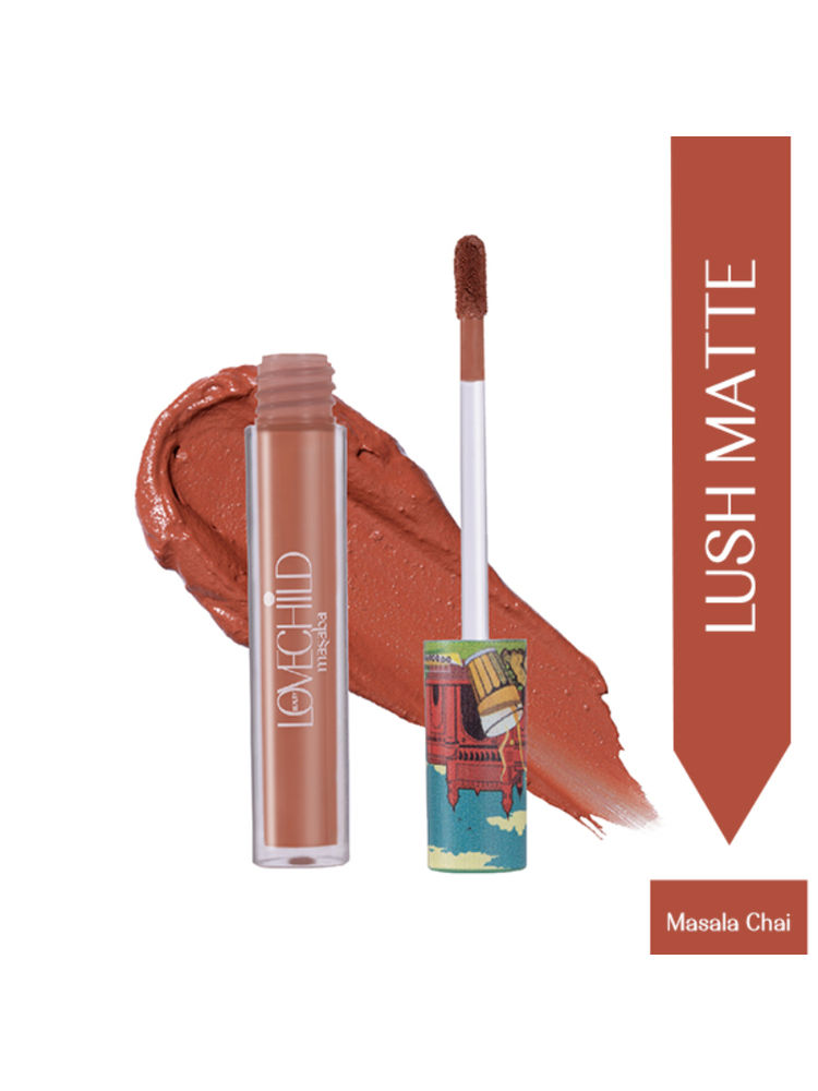 LoveChild Masaba Lush-Matte Lip Creme - Mamma Mia!-picture-14