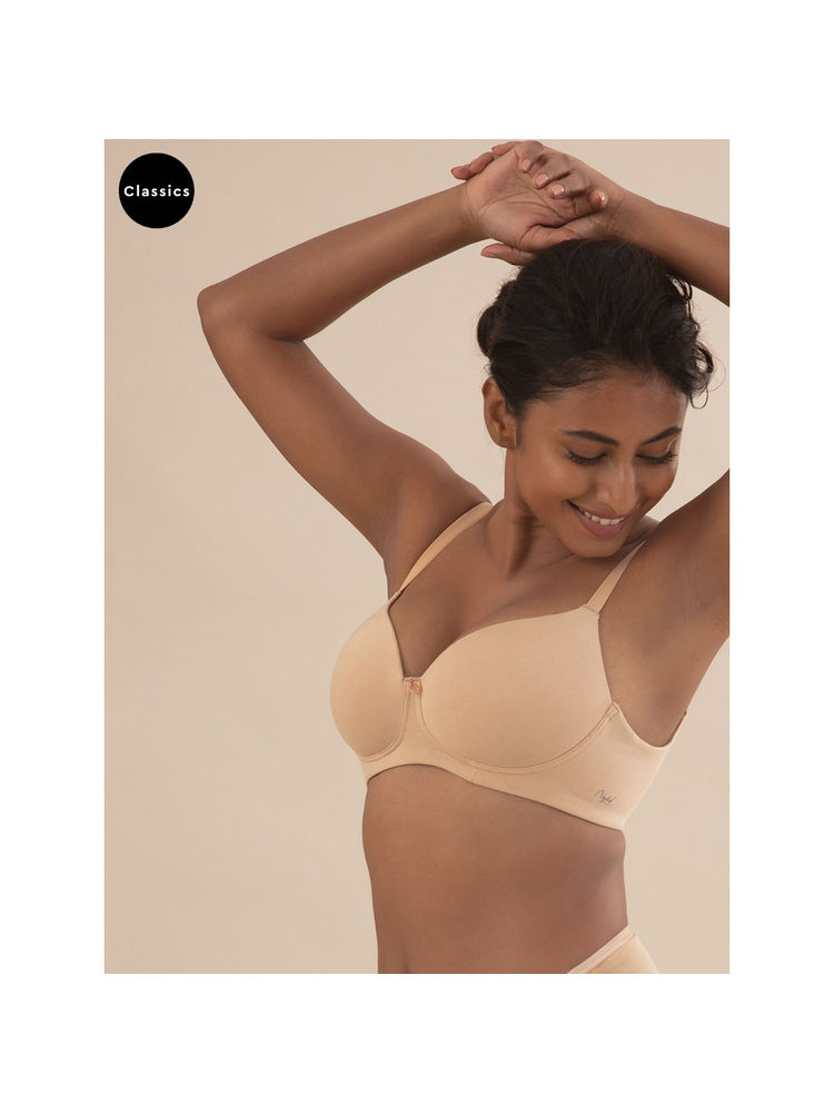 Nykd by Nykaa Cups of Joy Wire-free Shaping Bra - Sand NYB094-picture-13