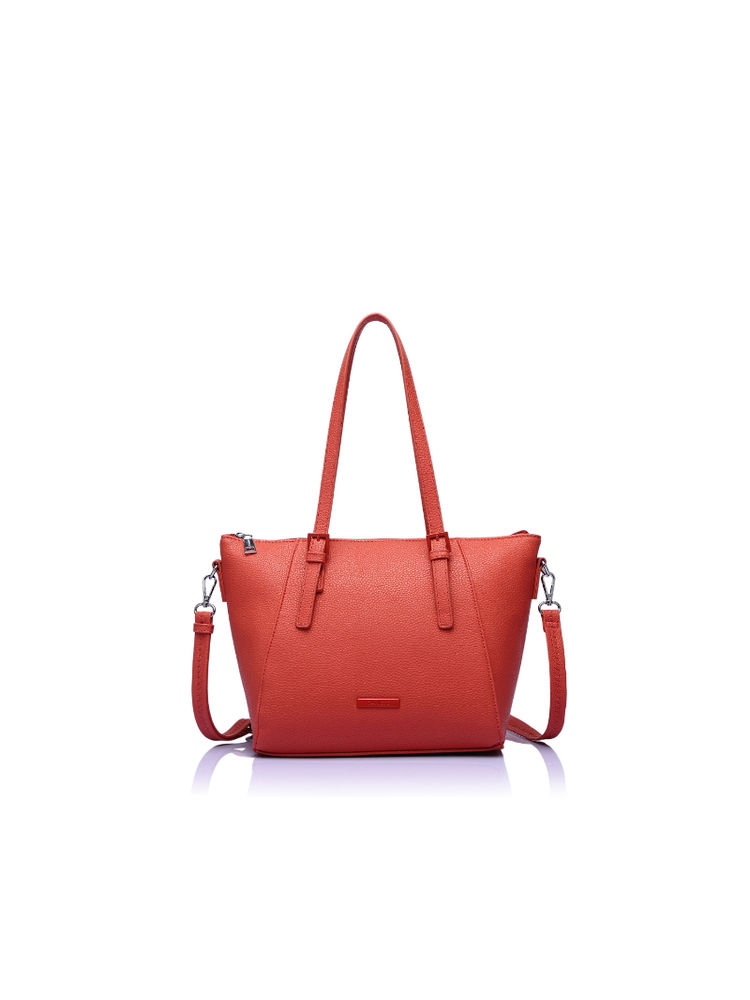 Caprese Opium Medium Coral Satchel