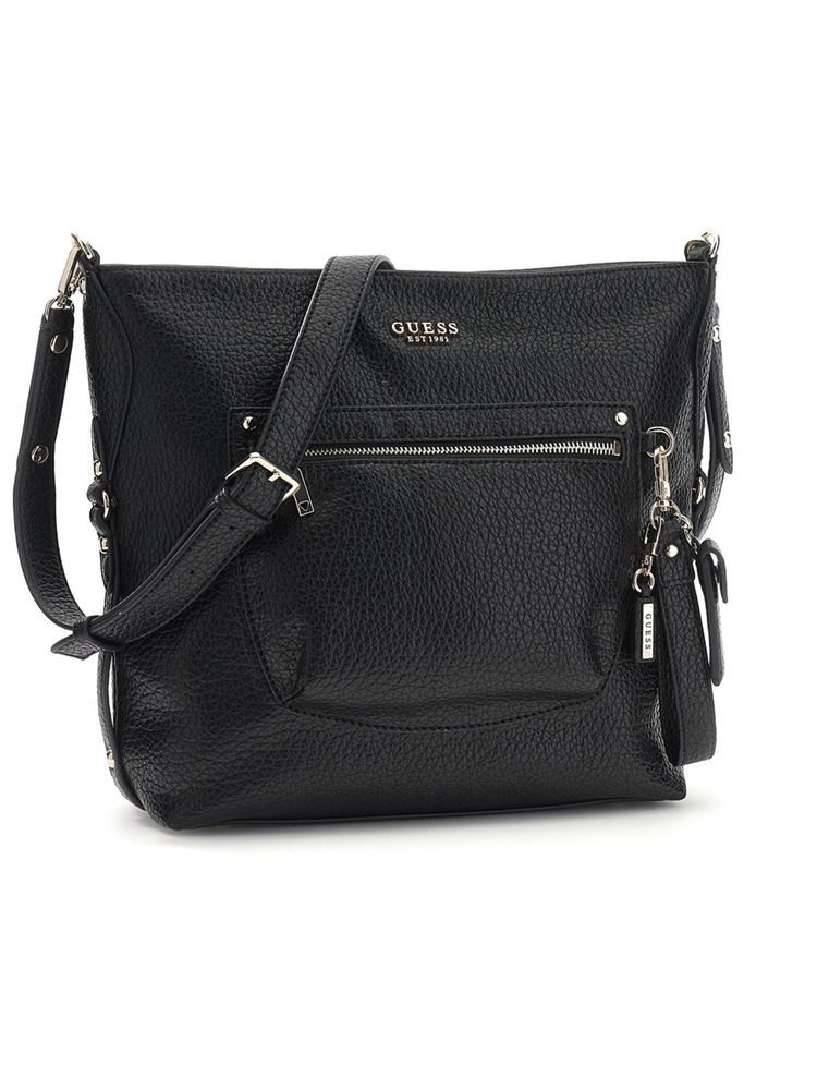 guess fashion Guess Black Solid Shoulder Bag-picture-27