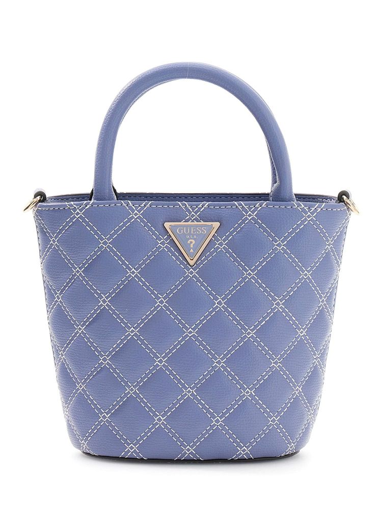 guess fashion Guess Blue Textured Tote Bag-picture-11