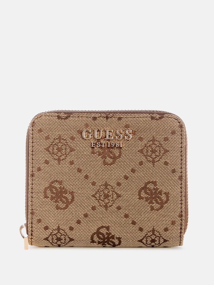 Guess Brown Woven Wallet-image-4