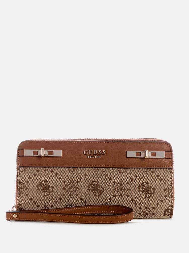 Guess Brown Woven Wallet-image-24
