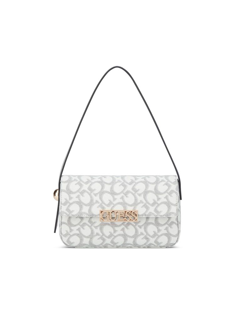 Guess Grey Printed Shoulder Bag-image-29