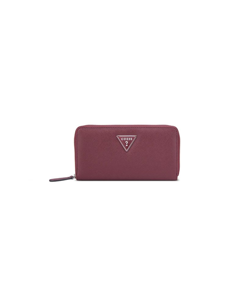 guess fashion Guess Maroon Textured Zipper Wallet-picture-16
