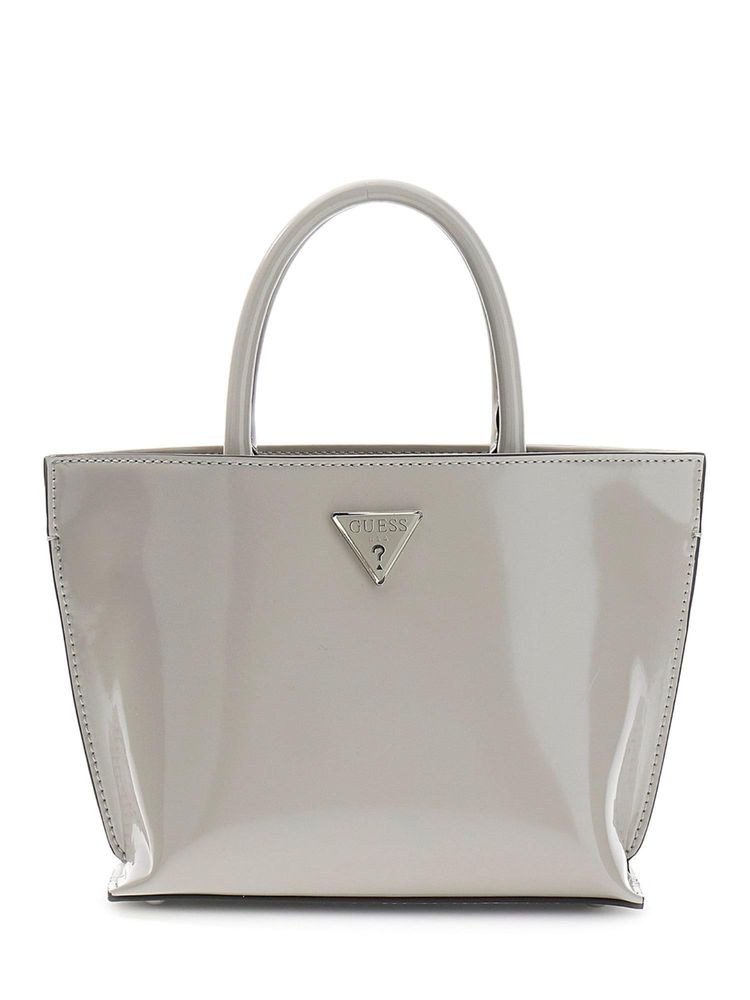 guess fashion Guess Grey Solid Zipper Tote Bag-picture-26