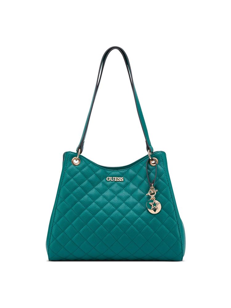 guess fashion Guess Teal Textured Shoulder Bag-picture-11
