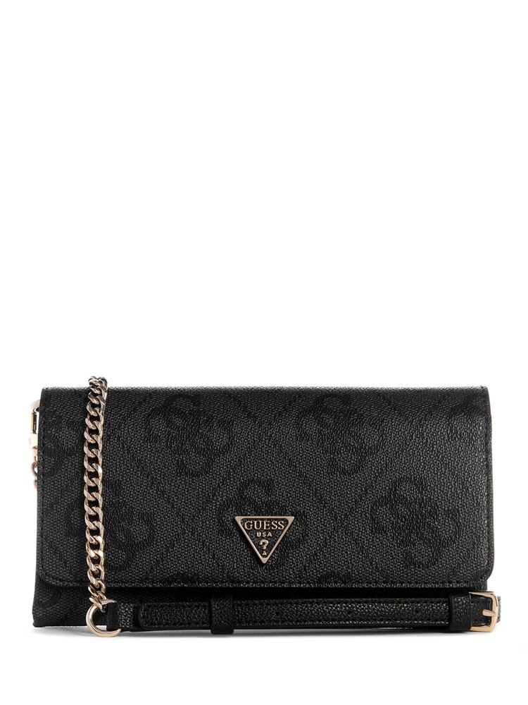 guess fashion Guess Black Printed Magnetic Snap Mini Crossbody Bag-picture-37