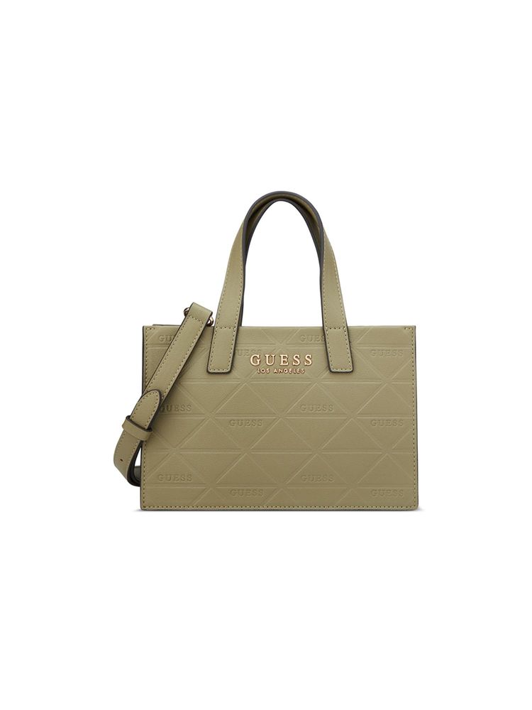 guess fashion Guess Green Textured Magnet Tote Bag-picture-23