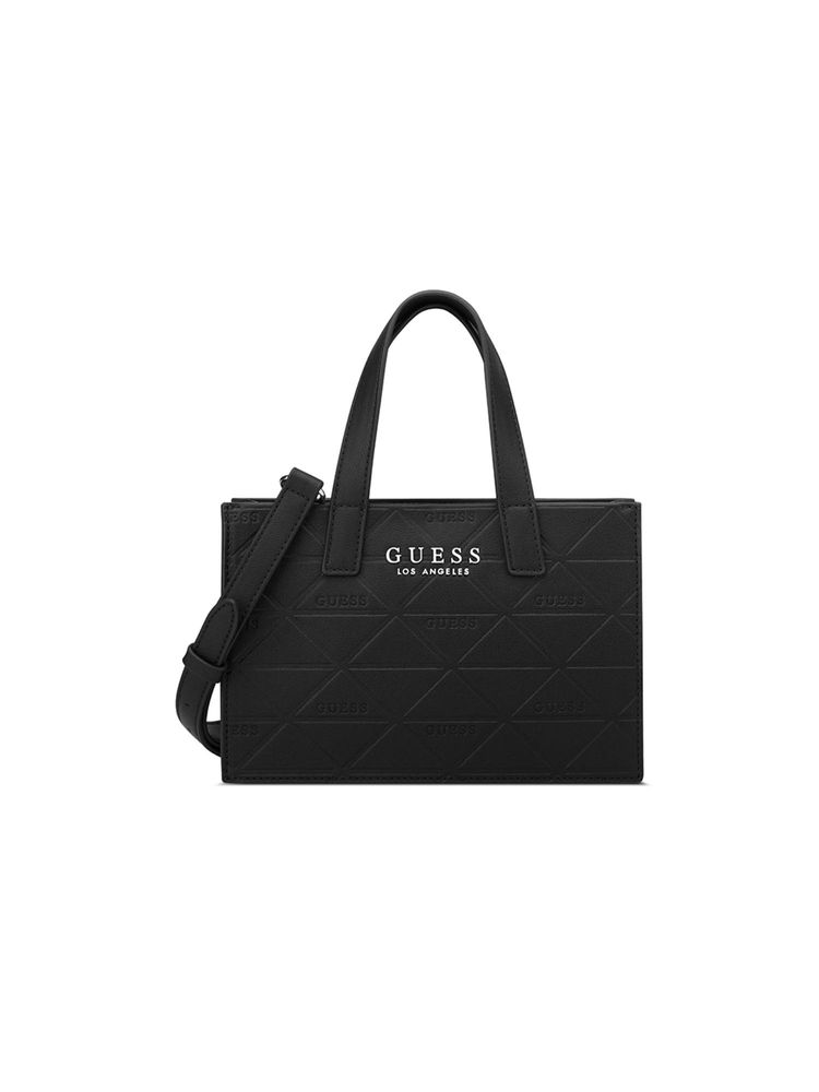 guess fashion Guess Black Textured Tote Bag-picture-11