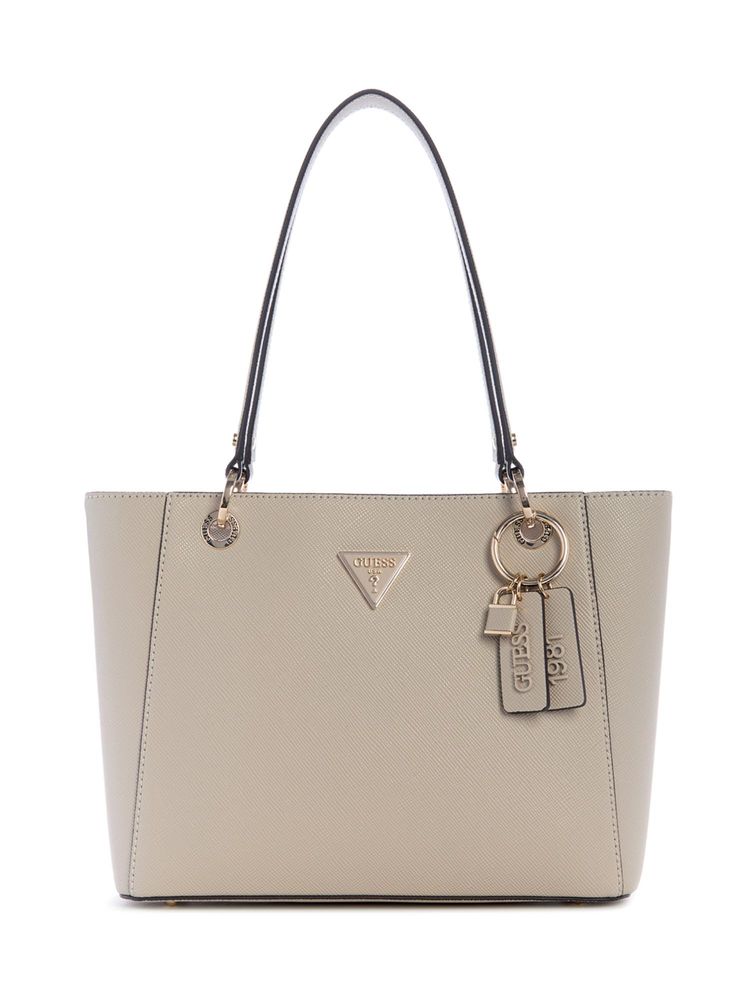 guess fashion Guess Grey Solid Zipper Tote Bag-picture-19
