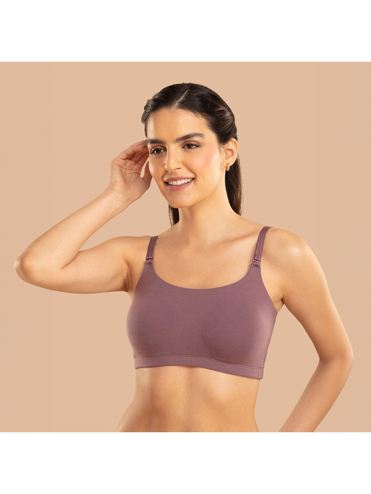 Nykd by Nykaa Easy Breezy Slip On Bra - Flint-NYB165