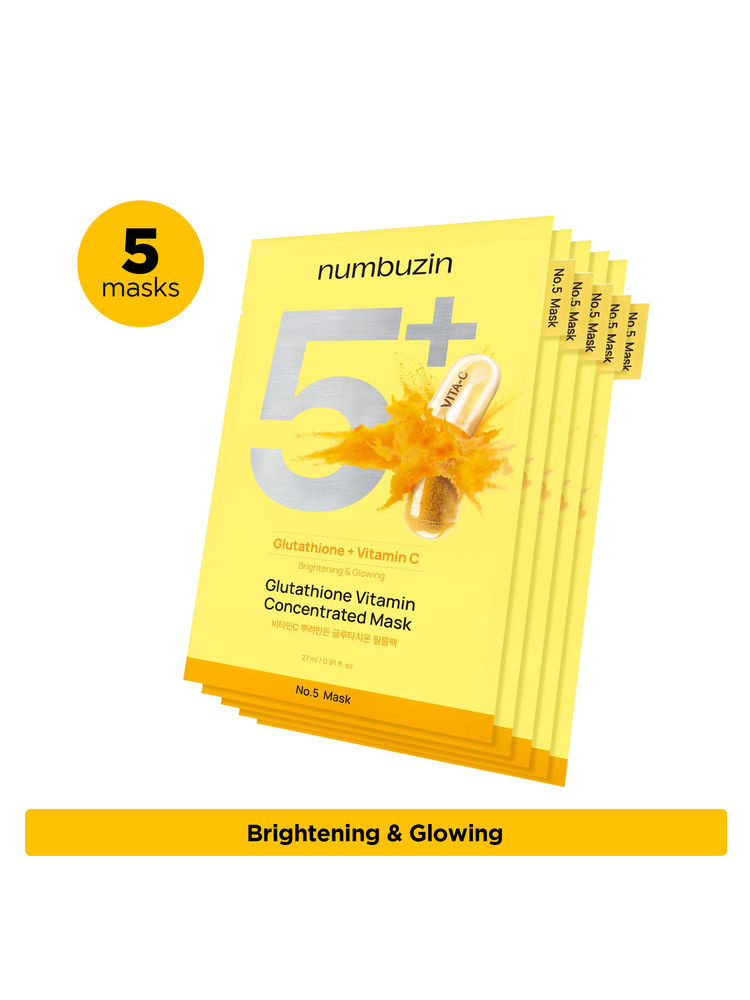 Numbuzin No.5+ Glutathione Vitamin Concentrated Mask-picture-25