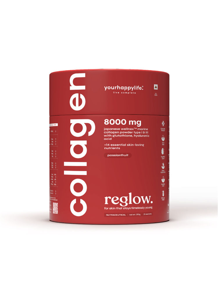YourHappyLife Marine Collagen Reglow 8000mg with Glutathione, NAC, for Anti-Ageing