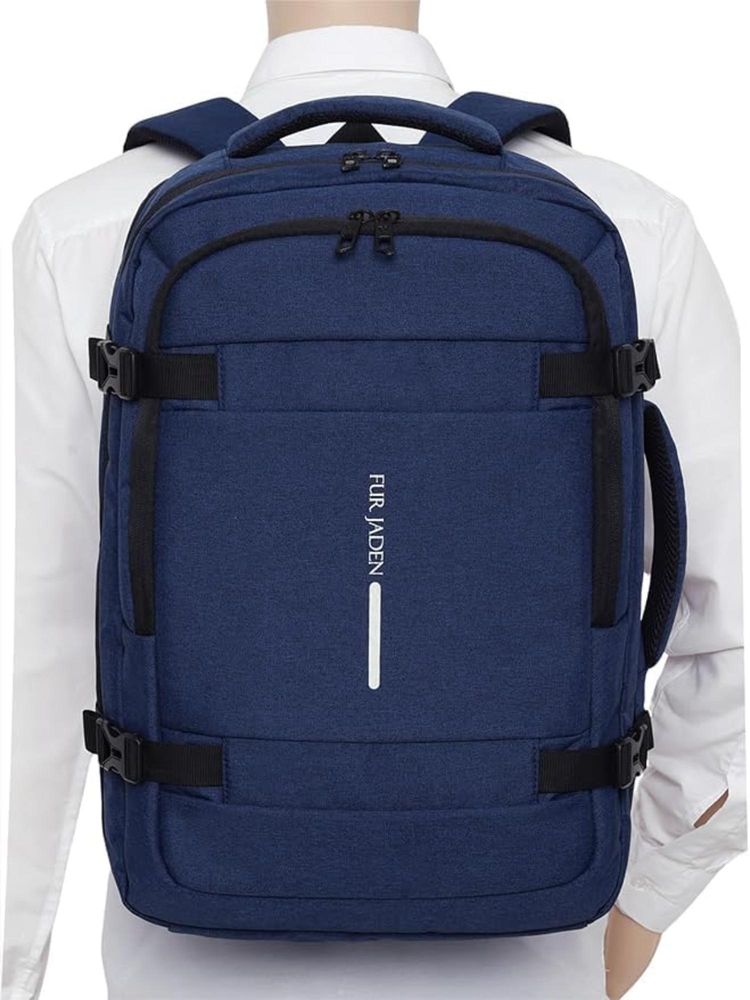 FUR JADEN 40L Weekender Laptop Blue Backpack (M)-image-40
