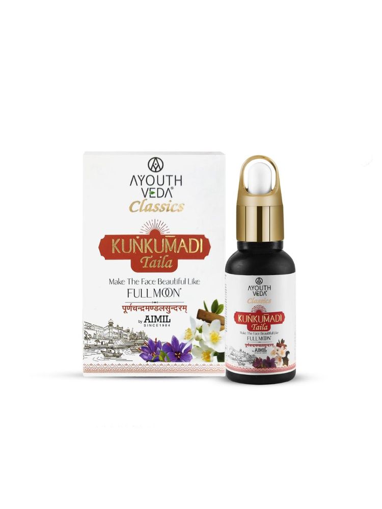 Ayouthveda Kunkumadi Taila for Glowing Skin Friendly Daily Use Face Oil-picture-3