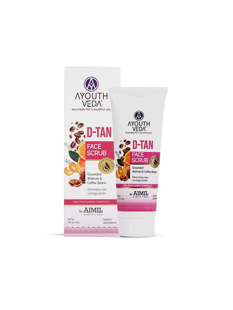 Ayouthveda D-Tan Face Scrub With Walnuts & Coffee Beans, Gentle Exfoliator For Rejuvenated Skin-picture-36