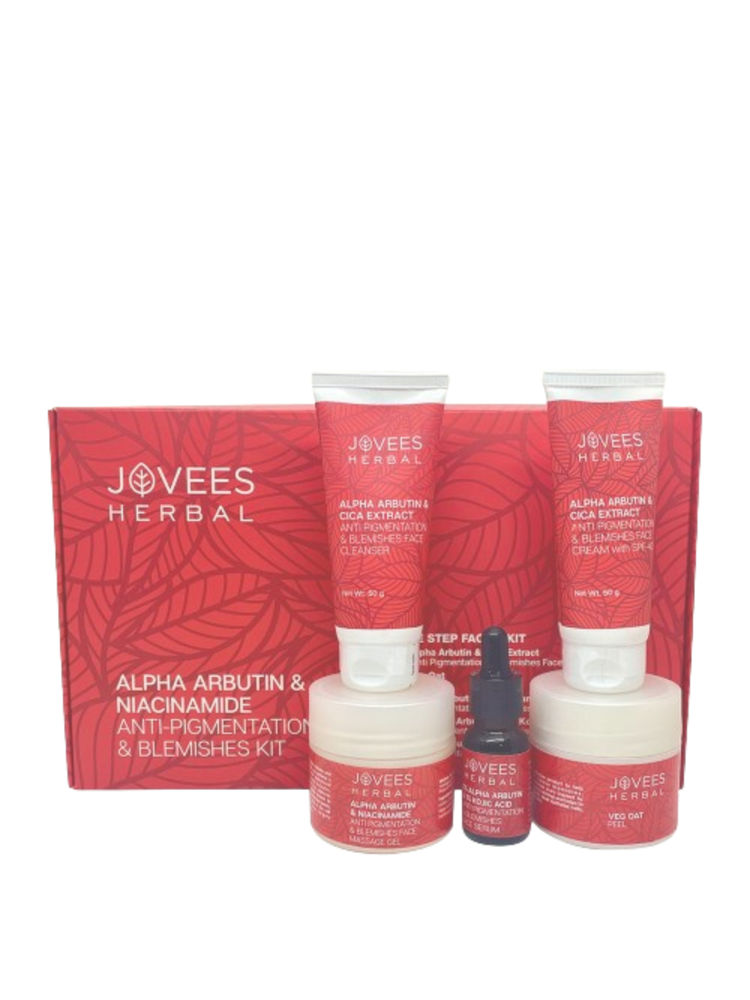 Jovees Herbal Alpha Arbutin & Niacinamide Anti Pigmentation & Blemishes Facial Kit-picture-44