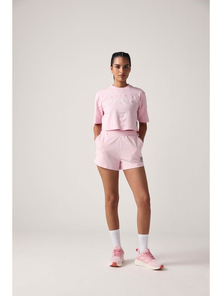 Sawsee Pink Cotton Blend Solid T-Shirt-picture-26