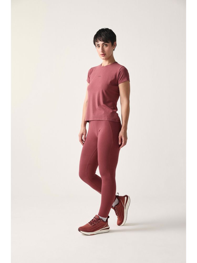 Sawsee Maroon Bambo Blend Solid T-Shirt-picture-17