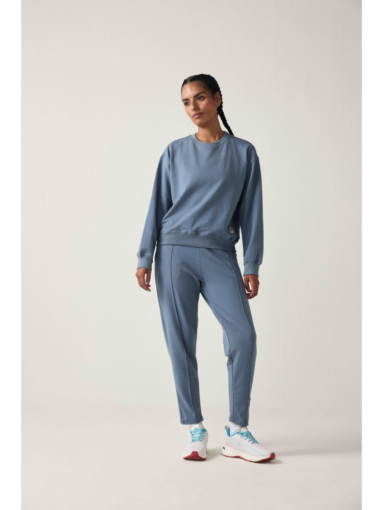Sawsee Blue Cotton Blend Solid Sweatshirt-picture-19