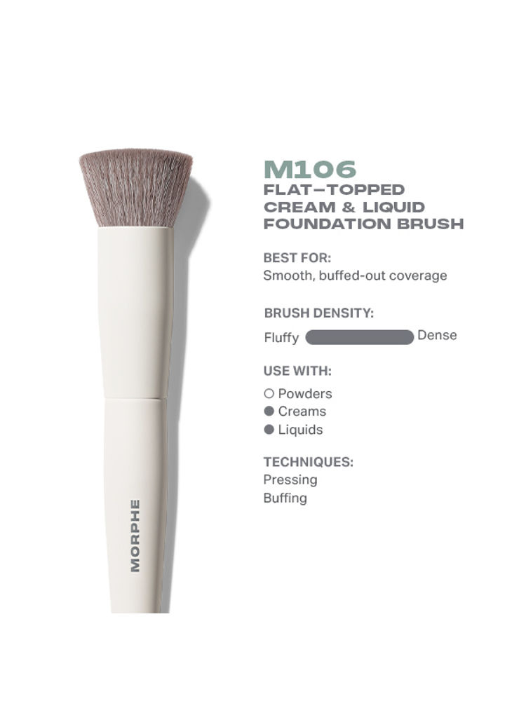 MORPHE M106 Flat Topped Cream & Liquid Foundation Brush