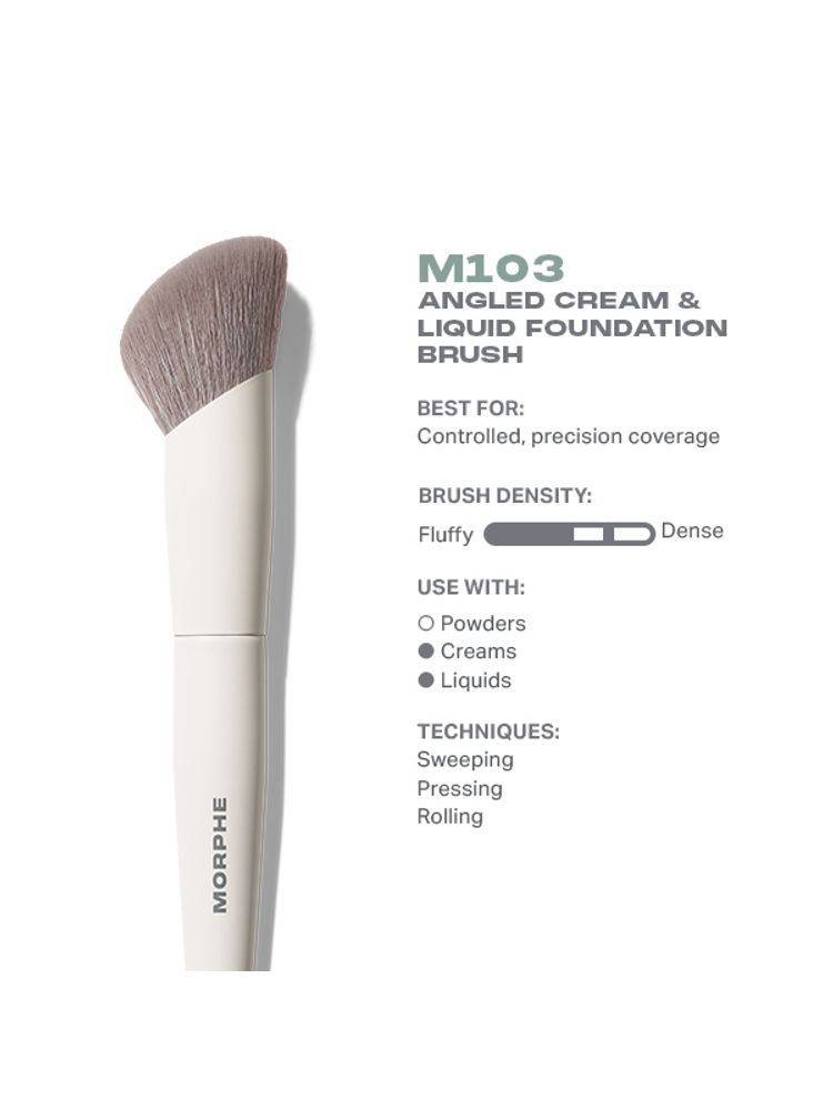 MORPHE M103 Angled Cream & Liquid Foundation Brush