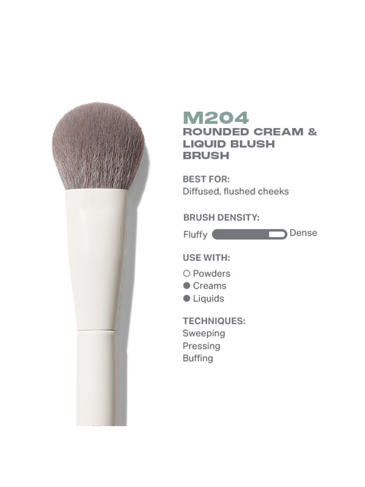 MORPHE M204 Rounded Cream & Liquid Blush Brush