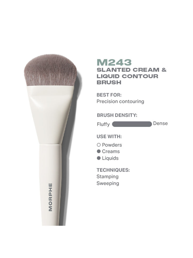 MORPHE M243 Slanted Cream & Liquid Contour Brush
