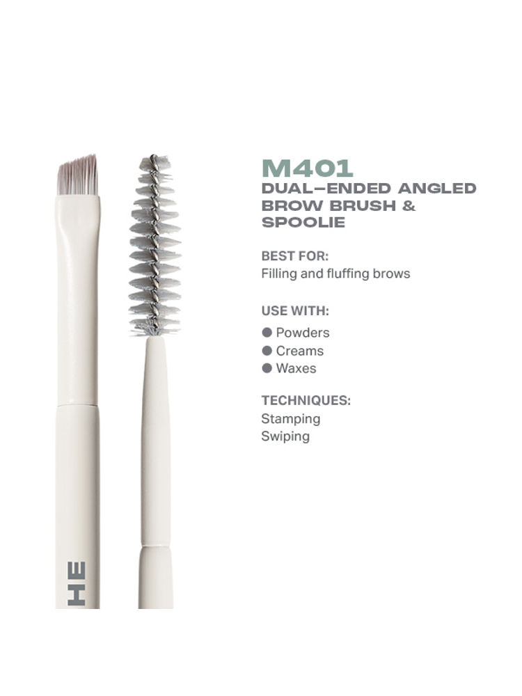 MORPHE M401 Dual Ended Angled Brow Brush & Spoolie-picture-12