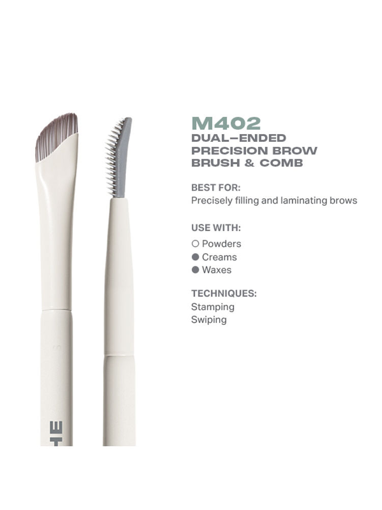 MORPHE M402 Dual Ended Precision Brow Brush & Comb-picture-22