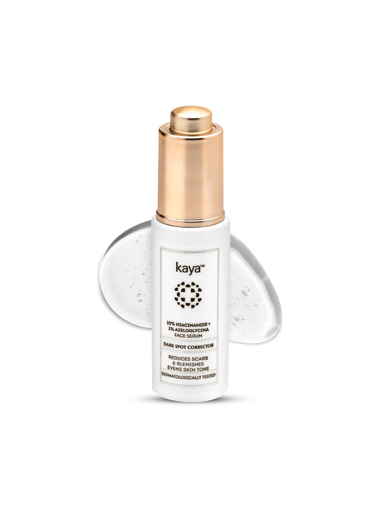 Kaya 10% Niacinamide + 1% Azeloglycina Face Serum, Dark Spot Corrector, Fights Acne, All Skin Type