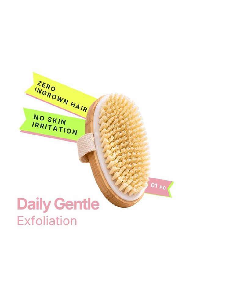 MAKEUP BY SITI Exfoliating Dry Brush For Body - Oval Lymphatic Drainage & Cellulite Massage-image-2