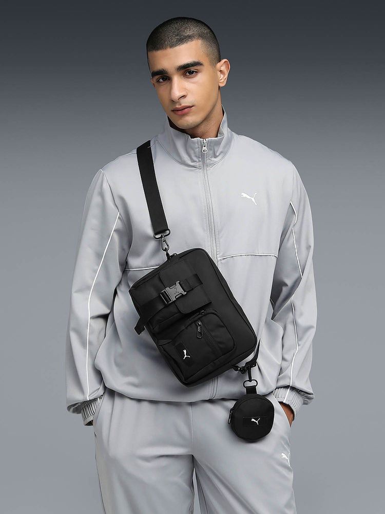 Puma Black Crossbody Solid Lightweight Sling Bag