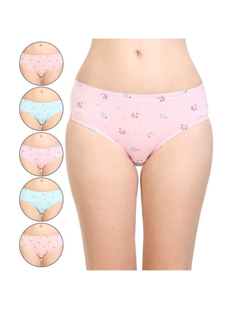 Bodycare 100% Cotton Printed Briefs Multi-Color (Pack Of 6)-picture-23