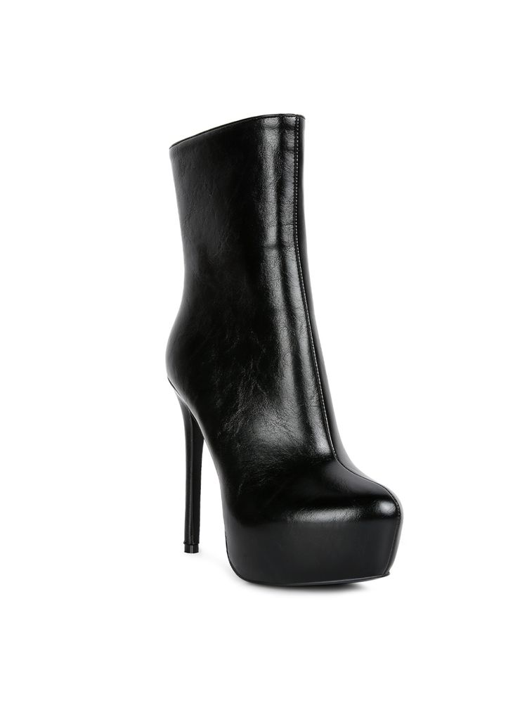 London Rag Solid Black Casual Boots-picture-14