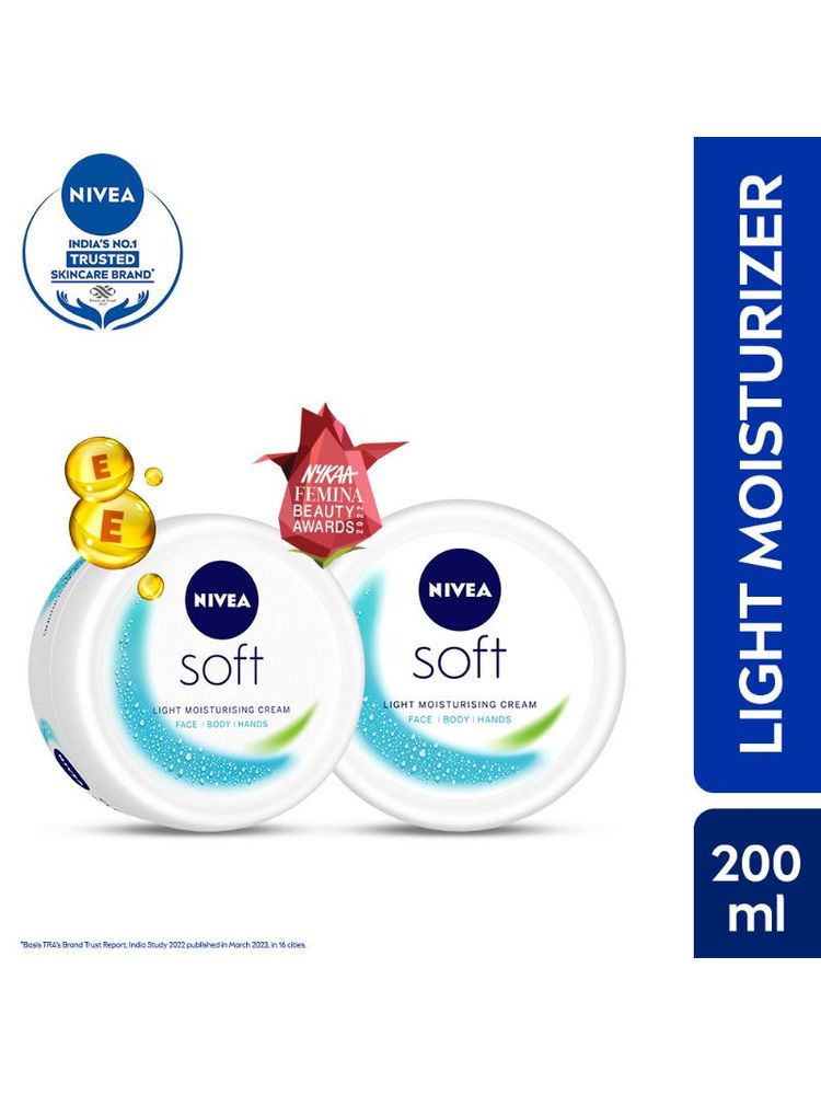 NIVEA Soft Light Cream - Pack Of 2