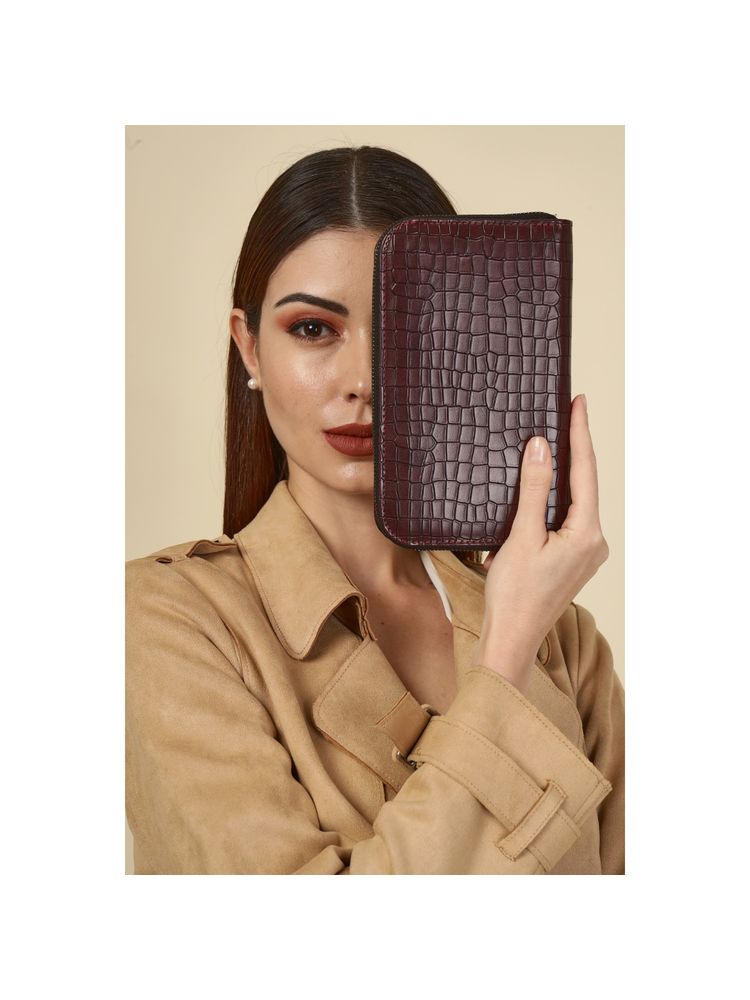 THE GUSTO Colossal Wallet - Wine-picture-11