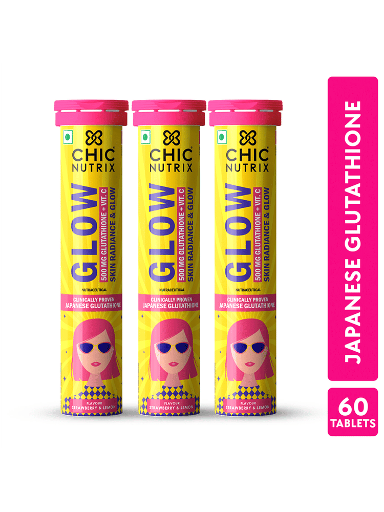 Chicnutrix 500MG Japanese Glutathione With Vitamin C, Supports Detoxification Of Skin - Pack Of 3-image-25