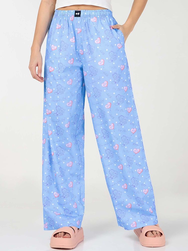 Bewakoof Women Blue Pyjamas-picture-14