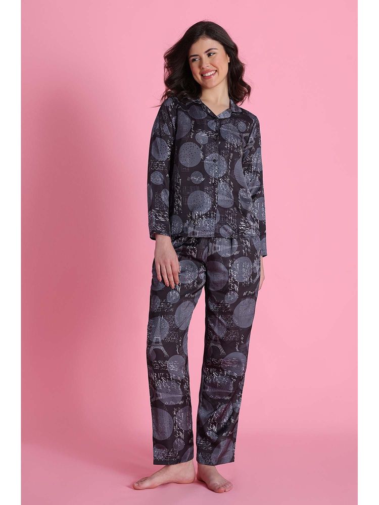 Zivame Women Black Shirt & Pyjama-picture-19