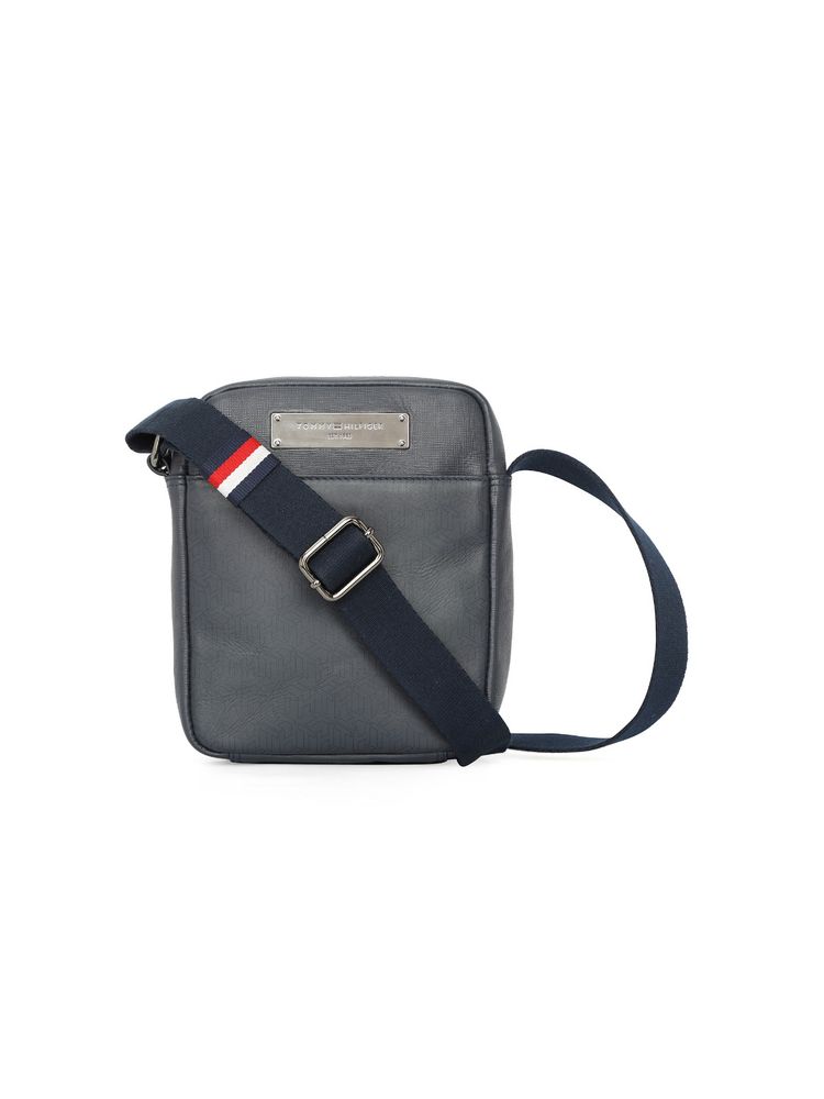 tommy hilfiger accessories Tommy Hilfiger Ferguson Leather Travelling Crossbody Bag Solid Navy (S)-picture-10
