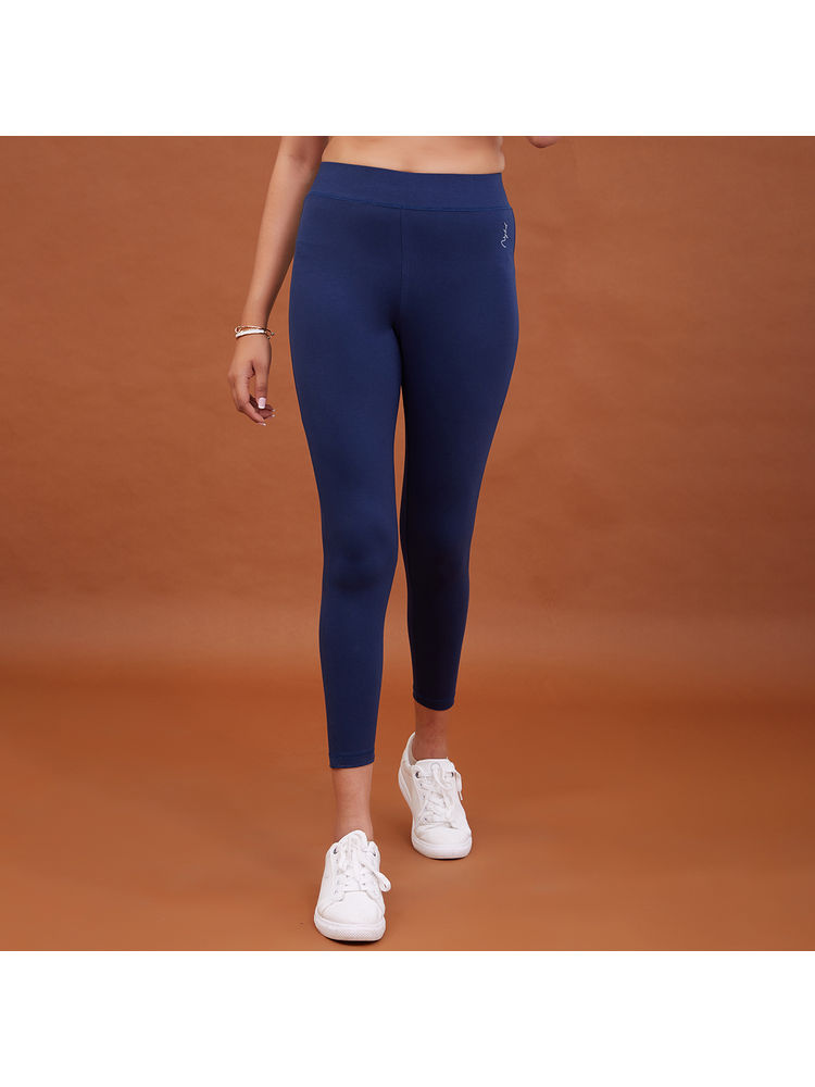 nykd by nykaa Nykd All Day Essential Cotton Leggings - NYAT076 French Navy-picture-18