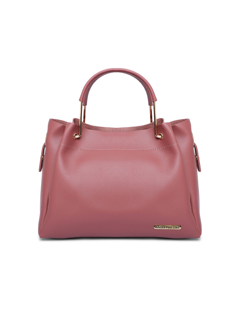 Bagsy Malone Pink Color Stylish Tote Handbag-picture-6