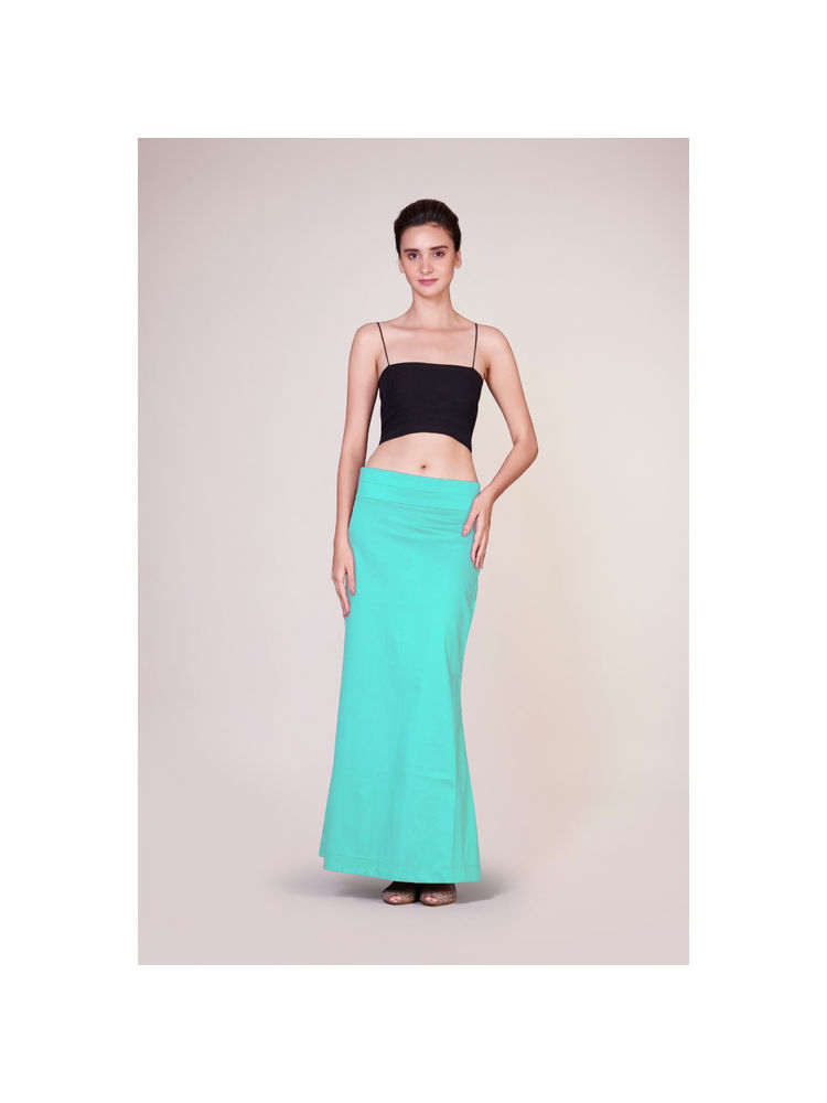 I AM BY DOLLYJAIN Aqua Cotton Lycra D Coat Simple With Extender-picture-25