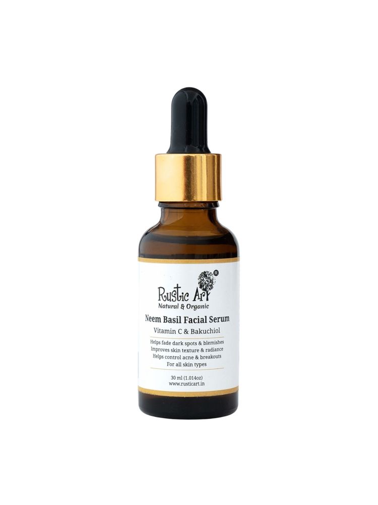 Rustic Art Neem Basil Facial Serum with Vitamin C & Bakuchiol-picture-32