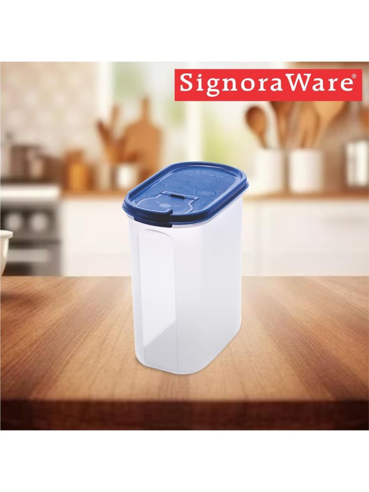 Signoraware Navy Blue Modular Cereal Dispenser with Lid-image-31