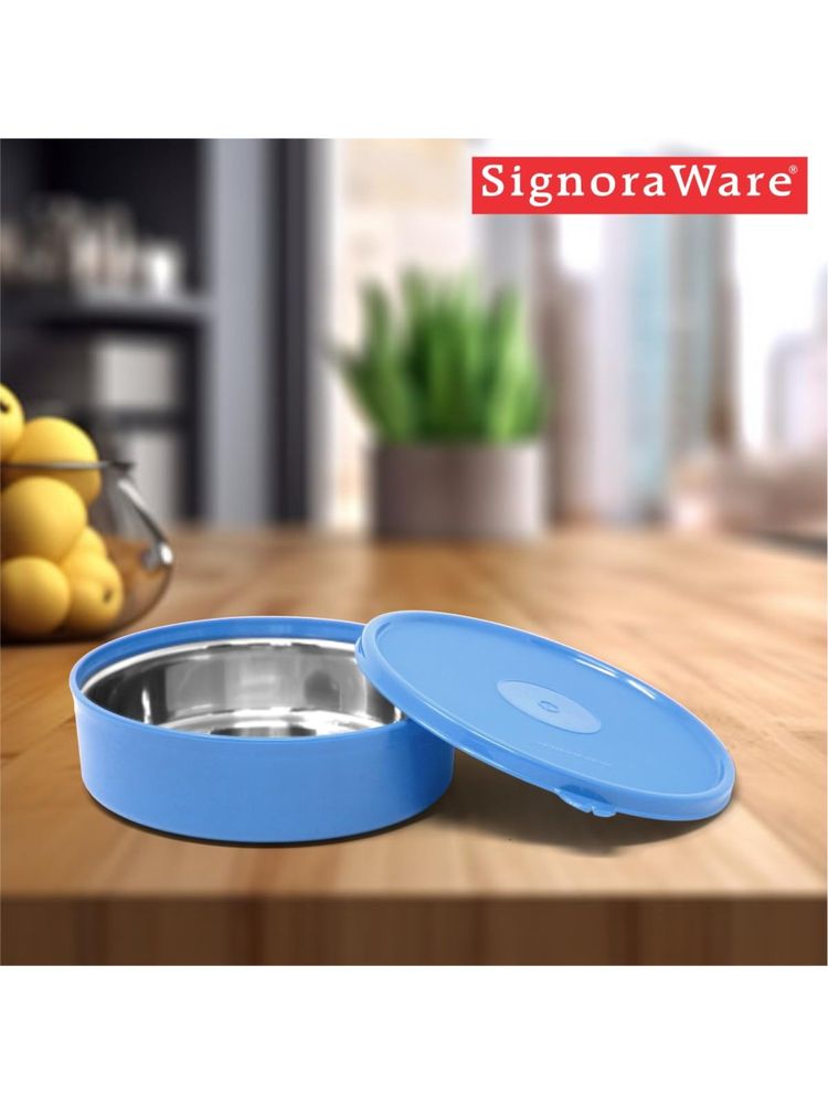 Signoraware Blue Steel Monarch Classic Container with Lid-picture-26